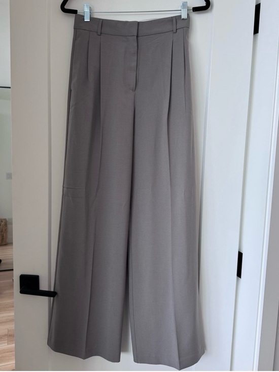 Dynamite Pants - Dynamite Ellie Pleated Wide Leg Pants — Rainstorm Taupe